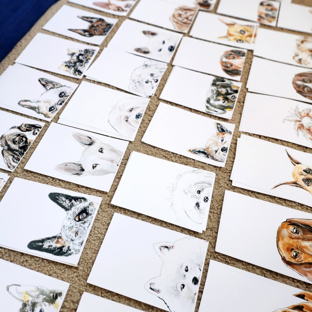 Maine Coon Cat Watercolor Art Print - Picture 2 of 4